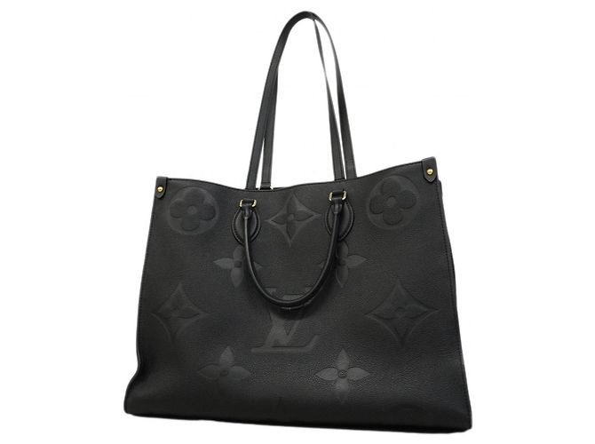 Borsa Tote Louis Vuitton Monogram Empreinte OnTheGo GM Nero