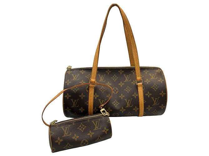 Sac cabas Louis Vuitton Papillon 30 Marron Monogramme