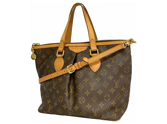 Bolsa Louis Vuitton Monogram Palermo PM Marrom
