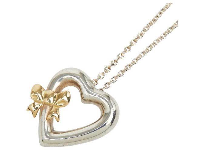 Collana Tiffany & Co. Heart Ribbon Argento D'oro