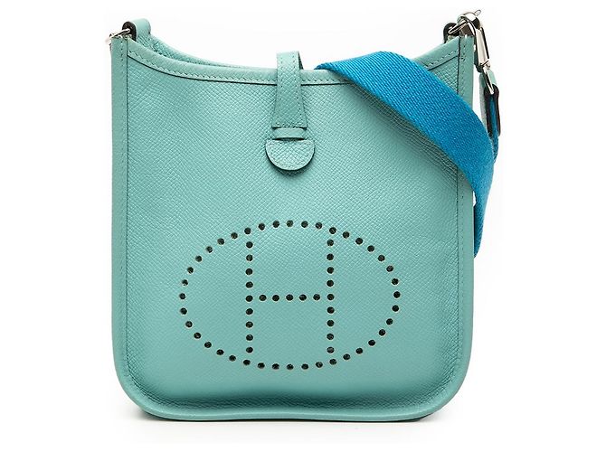 Hermès Blue Epsom Evelyne I TPM Bleu Bleu clair