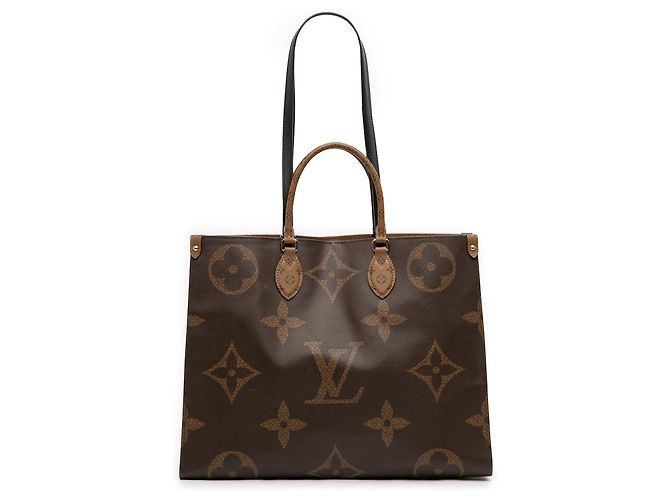 Louis Vuitton Marrom Monogram Reverse Giant OnTheGo GM