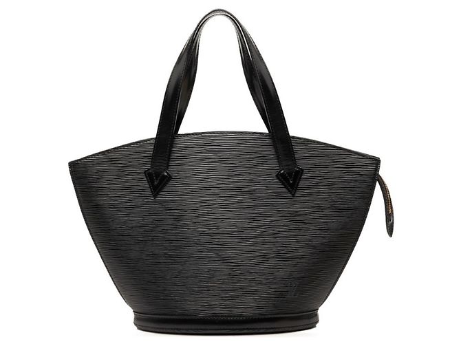 Borsa Tote Louis Vuitton Epi Saint Jacques Nero