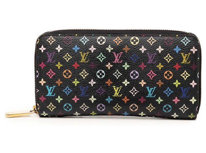 Portafoglio Zippy Monogram Multicolor Louis Vuitton Nero Multicolore