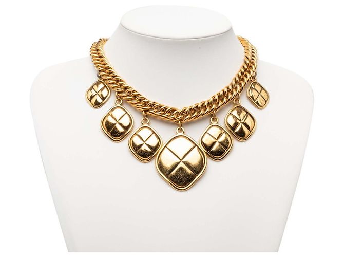 Collana Chanel Matelassé Vintage D'oro