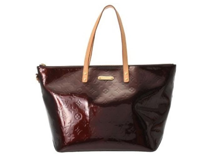 Bolso Tote Louis Vuitton Monogram Vernis Bellevue GM Burdeos