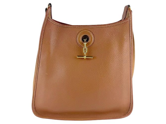 Hermès Hermes HERMES Borsa a tracolla Vespa PM D'oro