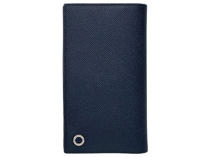 Bulgari Bvlgari Bi-Fold Wallet Green Navy blue