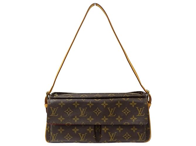 Bolsa de Ombro Louis Vuitton Monogram Marrom Monograma