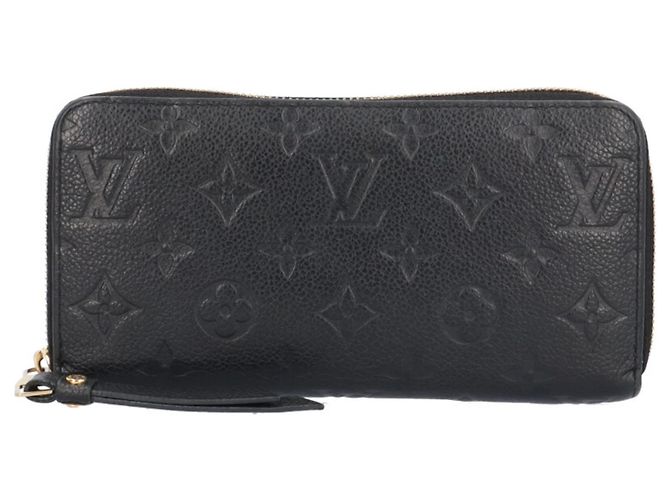 Portafoglio Zippy Louis Vuitton Monogram Empreinte Nero