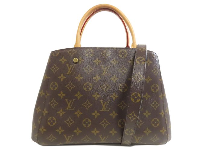 Borsa Louis Vuitton Montaigne MM Monogramma
