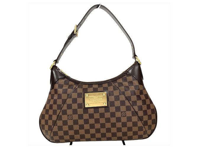 Borsa a Spalla Louis Vuitton Thames GM Marrone Damier ebene
