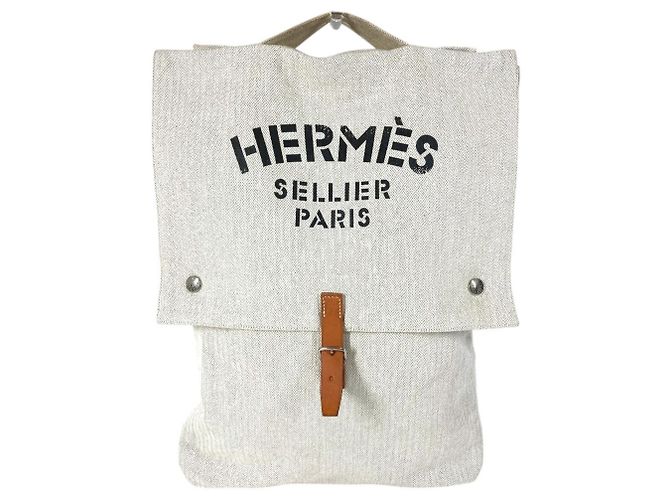 Hermès Bolso de Mano Aline Hermes Baggage Blanco