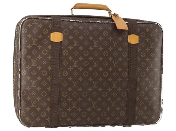 LOUIS VUITTON Bolsa Boston Monogram Satellite 60 M23354 LV Auth bs34704 Monograma