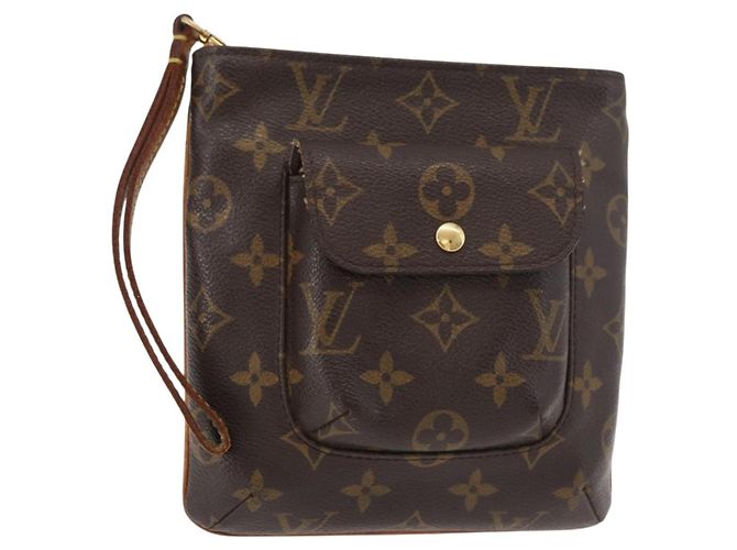 LOUIS VUITTON Monogram Partition Pouch M51901 LV Auth 179748 Monogramme