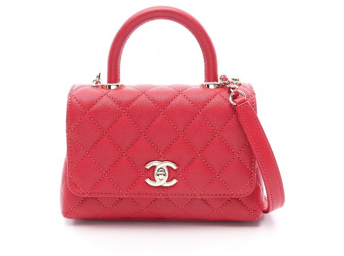 Borsa 2-Way Chanel Coco Handle XXS Top Rosso