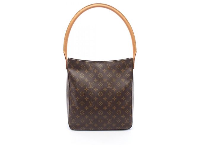 Bolsa de Ombro Louis Vuitton Monogram Looping GM Marrom