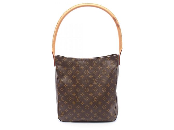 Bolsa de Ombro Louis Vuitton Looping GM Marrom