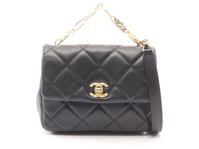 Borsa a tracolla 2-Way Matelassé Chanel Nero