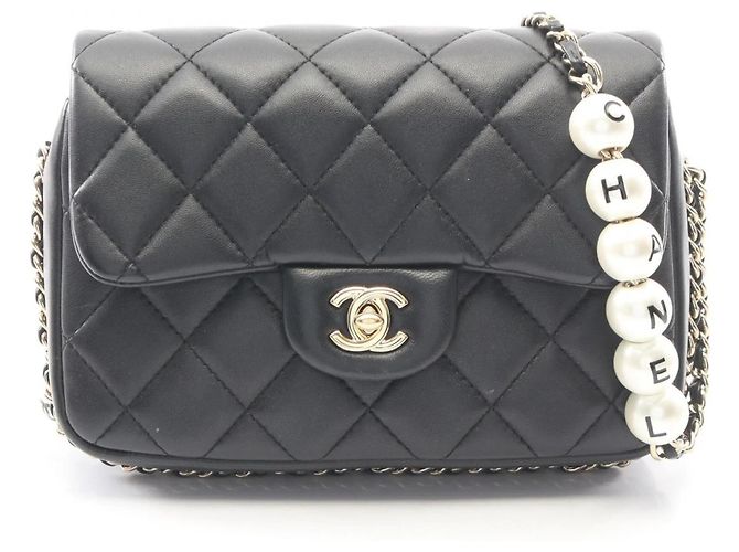 Borsa a Spalla Chanel Matelassé Small Flap Nero