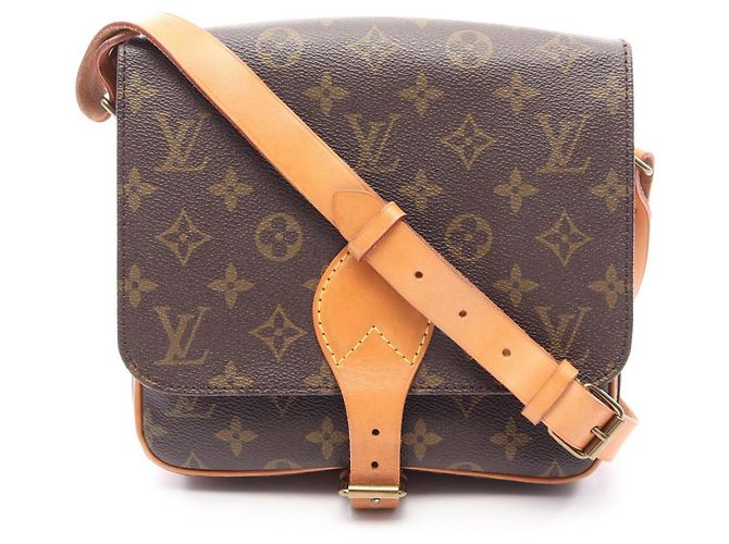 Bolsa de Ombro Louis Vuitton Cartouchiere MM Marrom