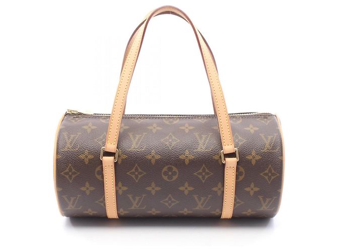 Borsa Louis Vuitton Papillon 26 Marrone Monogramma