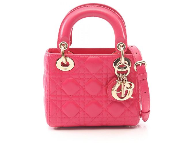 Bolsa 2-Way Christian Dior Dior Lady Mini Cannage