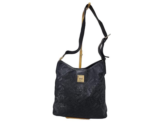 Borsa a tracolla Balenciaga Monogram Nera Nero