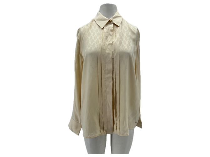 Camicetta Tommy Hilfiger Beige in Cotone