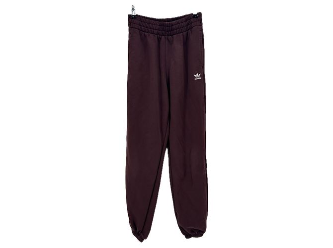 Pantalones de jogging Adidas Marrones Algodón Castaño