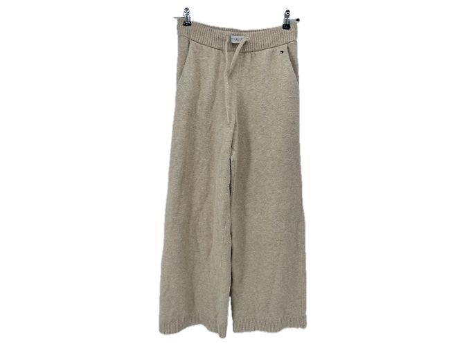 Tommy Hilfiger Beige Jogginghose aus Wolle