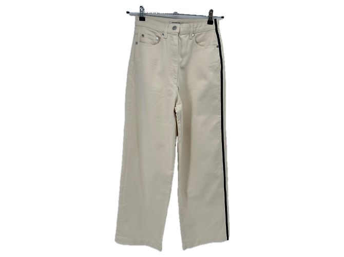 Autre Marque PETER DO Jeans in Creme Denim Weiß