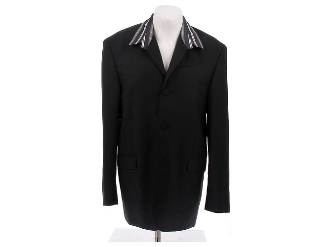 Graue BALENCIAGA Jacke Schwarz