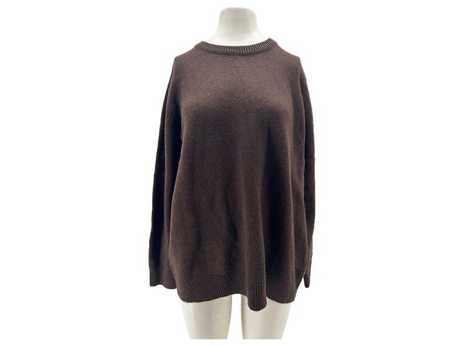 Autre Marque Maglione in lana marrone DARIADEH 