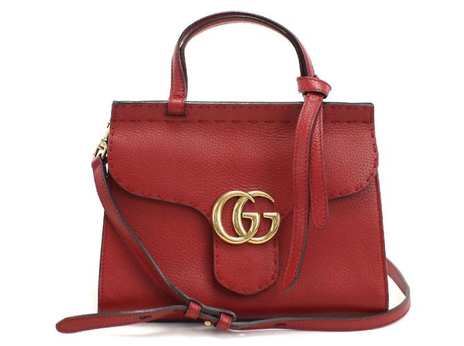 Borsa Gucci GG Marmont Rosso