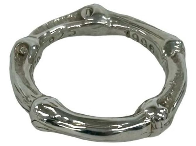 Tiffany & Co Anel Tiffany Bamboo em prata de lei 925