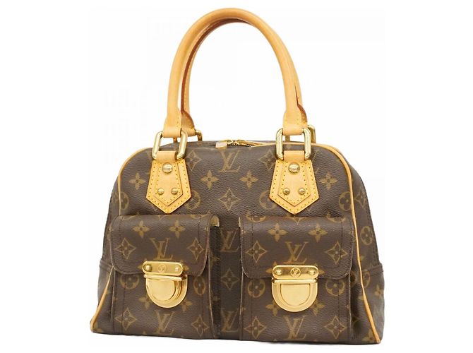 Bolsa Louis Vuitton Monogram Manhattan PM Marrom