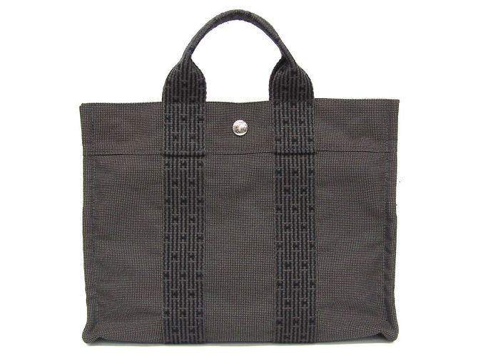 Hermès Hermes Her Line PM Tote Bag Braun Schwarz