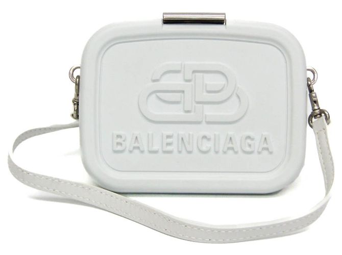Everyday Balenciaga Lunchbox Mini Case Weiß