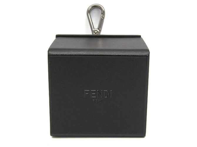 Fendi Porte-clés Mini Box 7AR894 Noir