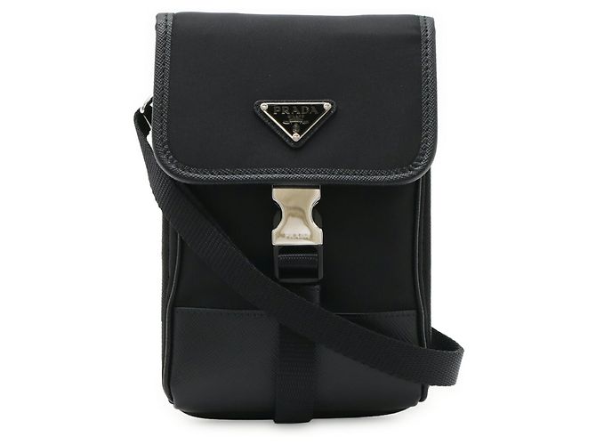 Prada Nylon Pouch in Nero Schwarz