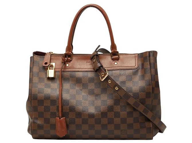 Bolsa Louis Vuitton Damier Greenwich Marrom