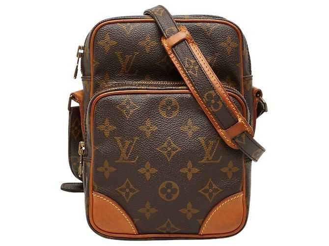 Bolsa tiracolo Louis Vuitton Monogram Amazon Marrom