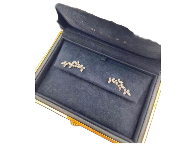 Graff Platin und Diamant Schmetterling Ohrringe Silber