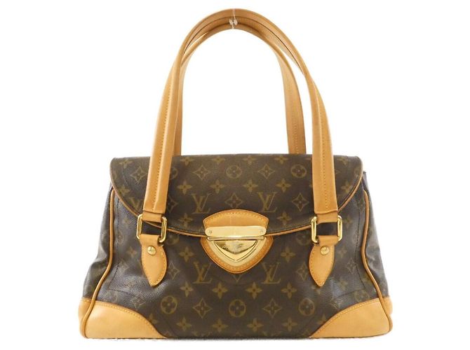 Borsa a Spalla Louis Vuitton Monogram Beverly GM Marrone