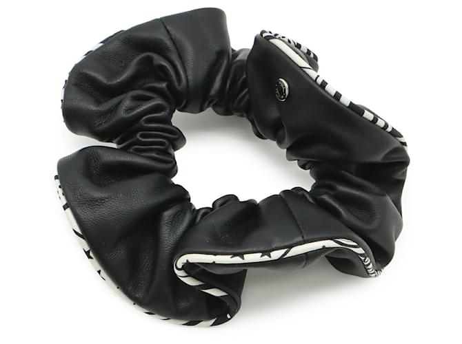 Trim Hermès Scrunchie Claudia Hermes Nero Bianco 