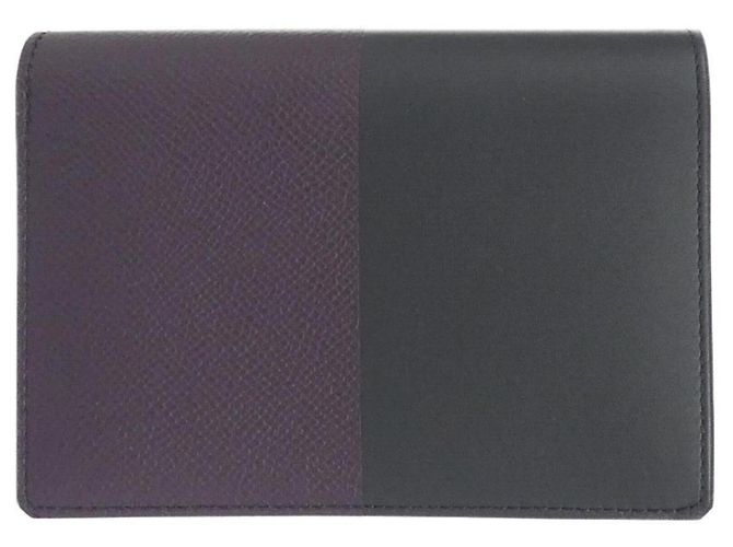 Hermès Hermes Manhattan Medium Duo Wallet Blau Bordeaux