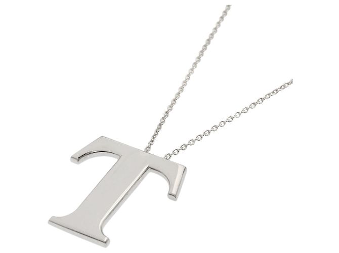 Collar de plata Tiffany & Co. T Logo