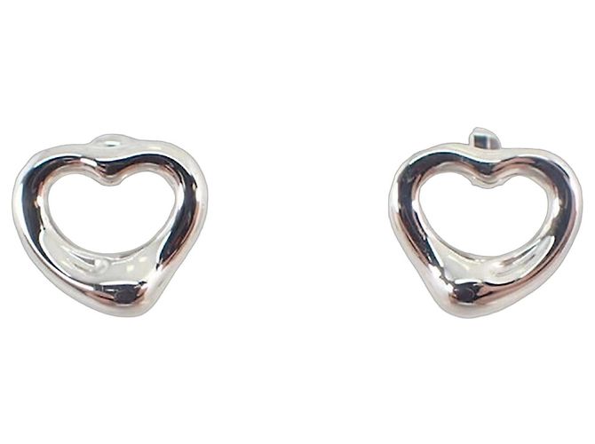 Tiffany & Co. 925 Herz-Steckohrringe Silber