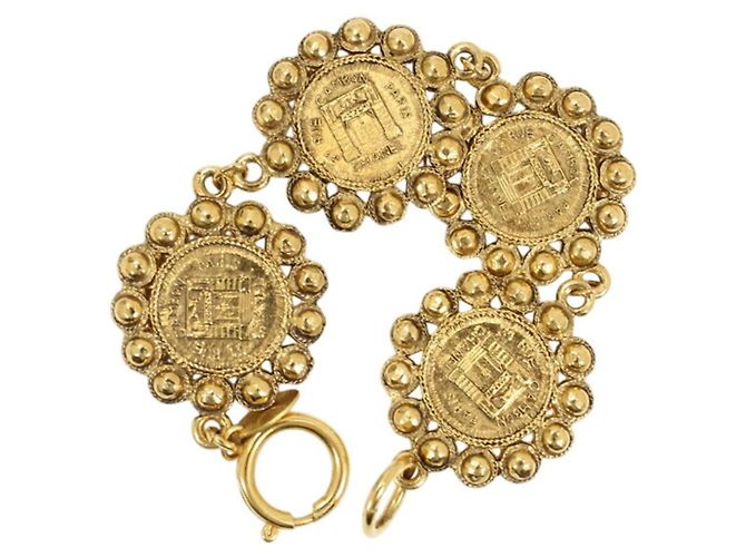 Cambon Bracciale con charm Chanel in oro